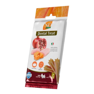 N&D Adult Mini Pomergranate Dental Treat - bundeva, piletina i nar poslastica za pse 60g