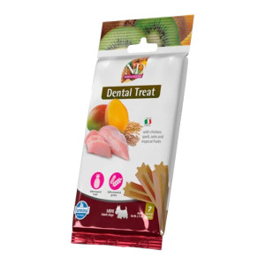 N&D Adult Mini Tropical Dental Treat - piletina i tropsko voće poslastica za pse 60g