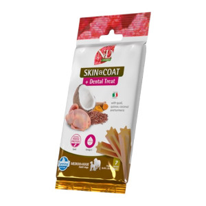 N&D Adult Medium / Maxi Skin & Coat Dental Treat - quinoa i patka poslastica za pse 100g