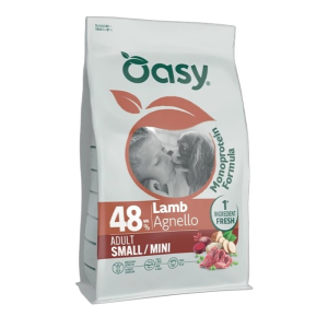OASY Monoprotein Adult Small / Mini Lamb - janjetina monoproteinska suha hrana za pse 2kg
