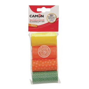 Camon higijenske vrećice za pse 4 rolne citrus 60 kom