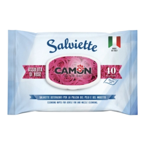 Camon Rose vlažne maramice s mirisom ruže za pse i mačke 40kom