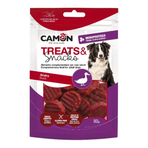 Camon Treats & Snacks Duck monoprotein - patka poslastice za pse 80g