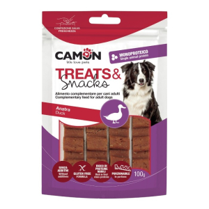 Camon Treats & Snacks Duck monoprotein - pačetina poslastice u porcijama za pse 100g