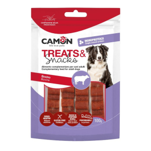 Camon Treats & Snacks Bovine monoprotein - govedina u porcijama poslastice za pse 100g