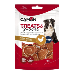 Camon Treats & Snacks Chicken / Codfish - piletina i bakalar poslastice za pse 100g