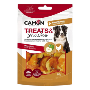 Camon Treats & Snacks Apple / Chicken monoprotein - piletina i jabuka poslastice za pse 80g