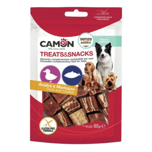 Camon Treats & Snacks Duck / Cod - patka i bakalar poslastice za pse 80g