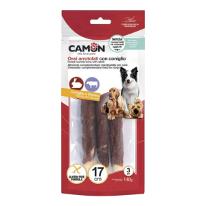 Camon Rolls & Snacks Bovine / Rabbit - govedina i zec poslastice za pse 17cm 140g