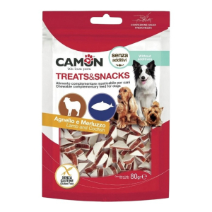 Camon Treats & Snacks Lamb / Codfish - janjetina i bakalar poslastice za pse 80g