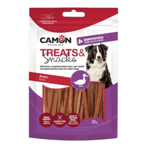 Camon Treats & Snacks Duck monoprotein - patka poslastice za pse 80g