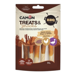 Camon Treats & Snacks BBQ Chicken / Duck - piletina i patka poslastice za pse 84g