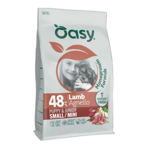 OASY Monoprotein Junior Small / Mini Lamb - janjetina monoproteinska suha hrana za štenad 800g