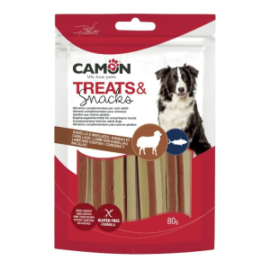 Camon Treats & Snacks Lamb / Codfish - janjetina i bakalar poslastice za pse 80g