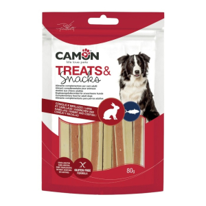 Camon Treats & Snacks Rabbit / Codfish - zec i bakalar poslastice za pse 80g