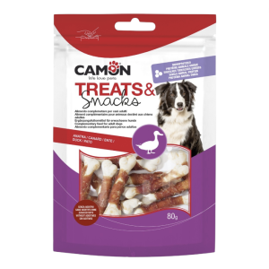 Camon Treats & Snacks Duck monoprotein - patka poslastice za pse 80g