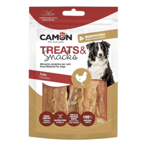 Camon Treats & Snacks Chicken monoprotein - pileći file poslastice za pse 80g