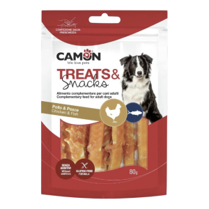 Camon Treat & Snacks Chicken / Fish - piletina i riba poslastice za pse 80g