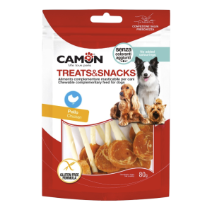 Camon Treat & Snacks Chicken - pileće lolipop poslastice za pse 80g