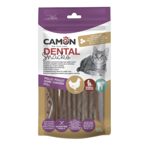 Camon Dental Snacks Chicken monoprotein - piletina poslastica za mačke 60g