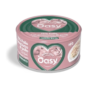 OASY More Love Adult Chicken & Chicken Ham - piletina i pileća šunka hrana za mačke 70g