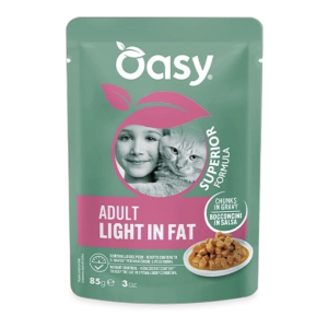 OASY Superior Adult Light in Fat Chicken - dijetalna piletina u umaku hrana za mačke 85g