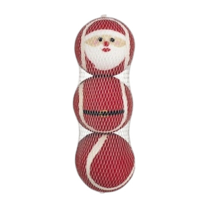 Nobby Xmas Santa teniske loptice igračke za pse 3kom