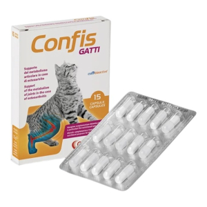 Candioli Confis Gatti za podršku metabolizmu zglobova za mačke 15 kapsula