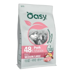 OASY Monoprotein Adult Medium / Large Pork - svinjetina monoproteinska suha hrana za pse 2kg