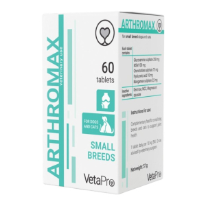 VetaPro ArthroMax Small Breeds za podršku zglobova i hrskavice pasa i mačaka 60 tableta