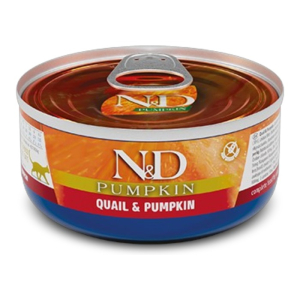 N&D Natural Quail & Pumpkin - prepelica i tikva hrana za mačke 70g