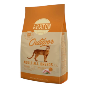 Araton Outdoor piletina i puretina suha hrana za mačke 1,5kg