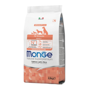 Monge Natural Superpremium All breeds Adult Monoprotein losos i riža suha hrana za pse 12kg