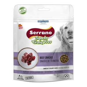 Serrano Natural Snacks Grain Free Beef - govedina sa Omega 9 poslastica za pse 150g