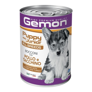 Gemon All Breeds Junior piletina i puretina hrana za štenad 415g