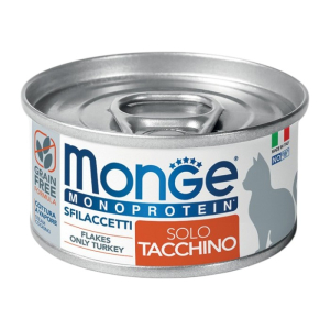 Monge Monoprotein Adult Cat Solo Turkey komadići puretine hrana za mačke 80g