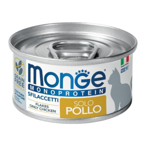 Monge Monoprotein Adult Cat Solo Chicken komadići piletine hrana za mačke 80g
