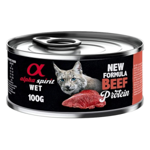 Alpha Spirit Wet New Formula Beef Protein govedina pašteta hrana za mačke 100g