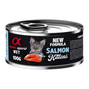 Alpha Spirit Wet New Formula Salmon Kittens losos pašteta hrana za mačiće 100g