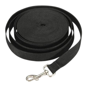 Nobby radni povodac za pse traka 15mm/10m crni