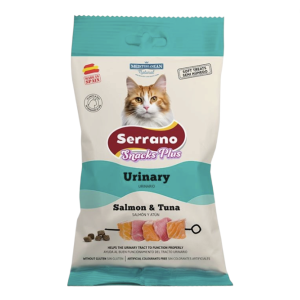 Serrano Snacks Plus Urinary Salmon & Tuna losos poslastica za mačke 50g