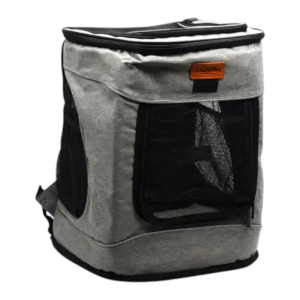 Camon ruksak za male pse i mačke do 6kg 34x30x42cm sivi