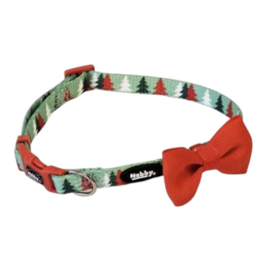 Nobby Xmas bow novogodišnja ogrlica za pse M