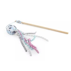 All for Paws Wolly Ball igračka za mačke plava