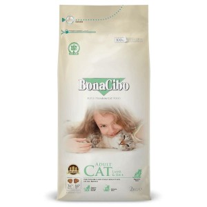 BonaCibo Adult Cat Lamb & Rice janjetina i riža hrana za mačke 2 kg