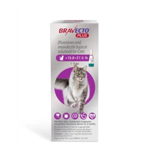 Bravecto Plus zaštita za mačke težine 6,25-12,5kg - 500mg