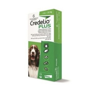 Credelio Plus tablete protiv buha, krpelja i glista za pse težine 11kg do 22kg - 1kom