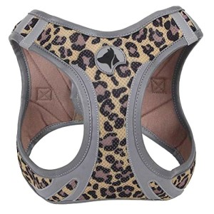 Croci Hiking prsnik za pse reflektirajući leopard S 34-41cm