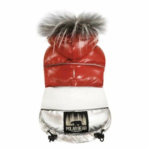 Croci Polar Bear jakna za pse crvena 45cm