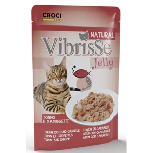 Croci Vibrisse Pouch Jelly tuna i račići hrana za mačke 70g